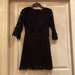 Black lace dress